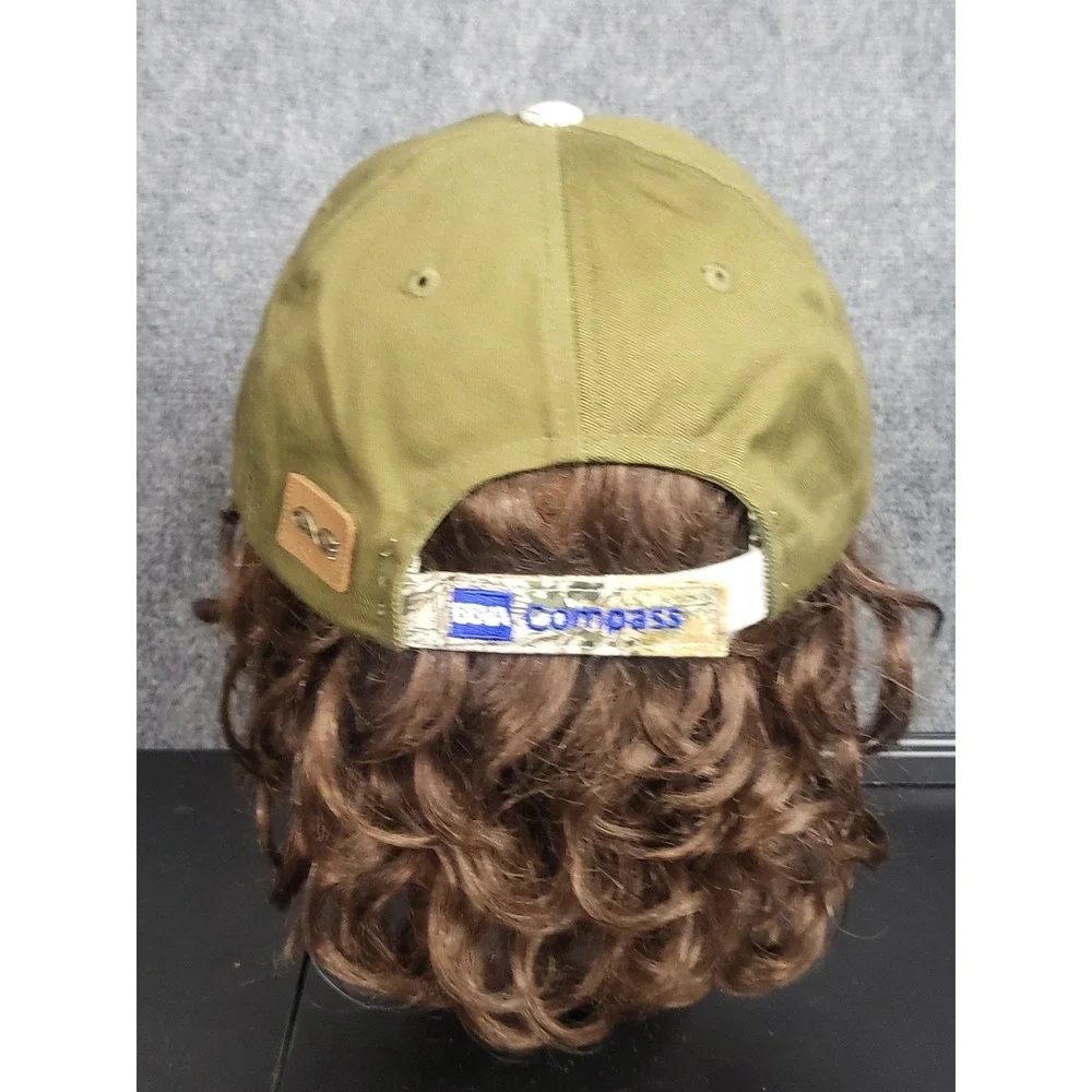GameGuard Outdoors Hat Men OS Olive Green Embroidered Logo Camo Bill Hunting Cap